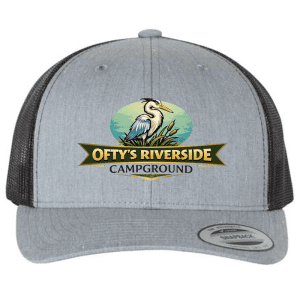 6606 Yupoong Adult Retro Trucker Cap - Heather Grey/Black