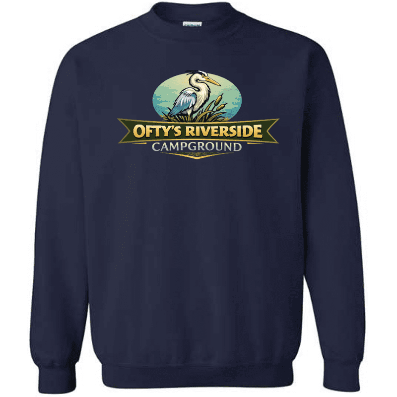 G180 Gildan Heavy Blend Fleece Crew Sweatshirt - Navy