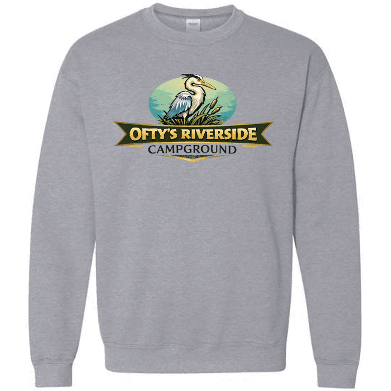 G180 Gildan Heavy Blend Fleece Crew Sweatshirt - Sport Grey