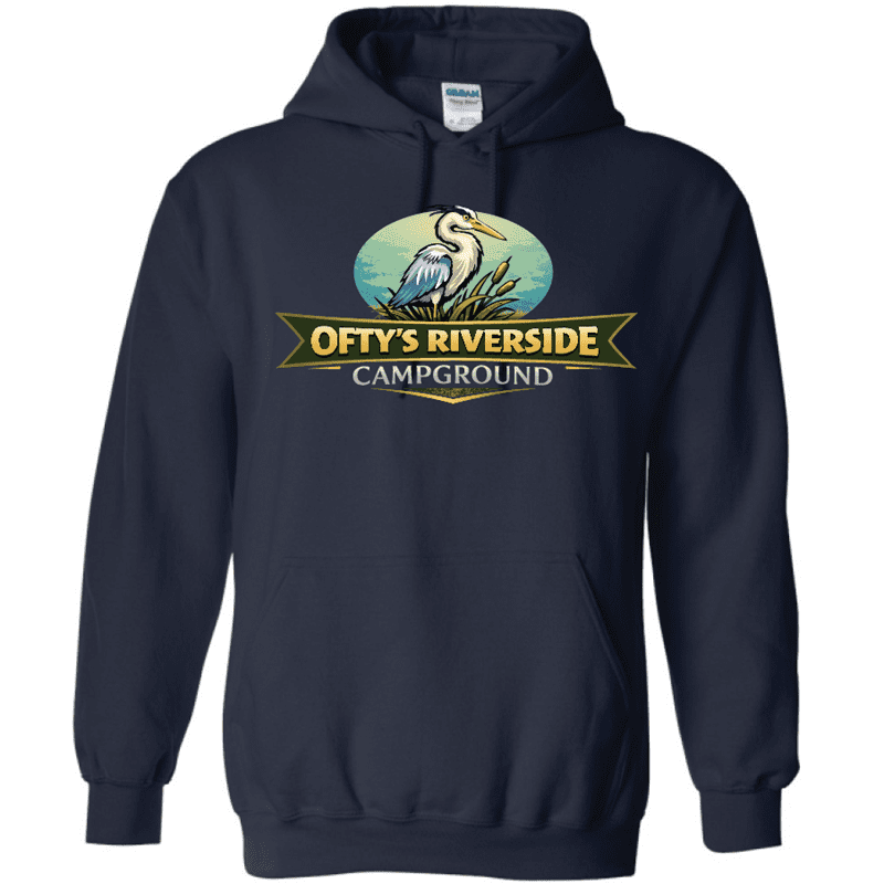 G185 Gildan Heavy Blend 8 oz., 50/50 Hooded Sweatshirt - Navy