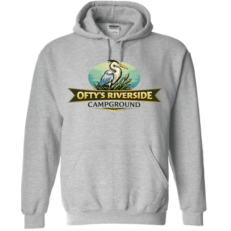 G185 Gildan Heavy Blend 8 oz., 50/50 Hooded Sweatshirt - Sport Grey