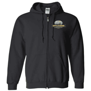 G186 Gildan Heavy Blend Full-Zip Hooded Sweatshirt - Black