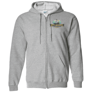 G186 Gildan Heavy Blend Full-Zip Hooded Sweatshirt - Sport Grey