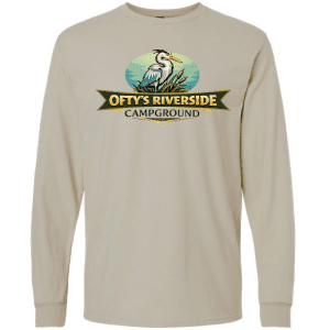 G240 Gildan Ultra Cotton Long Sleeve T-Shirt - Sand