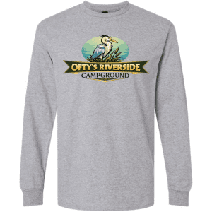 G240 Gildan Ultra Cotton Long Sleeve T-Shirt - Sport Grey