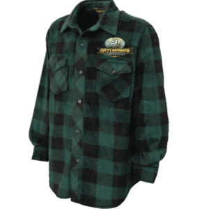 I964 Tough Duck Buffalo Check Fleece Jacket - Green Check