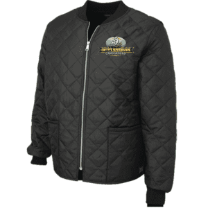 WJ25 Tough Duck Quilted Freezer Jacket - Black