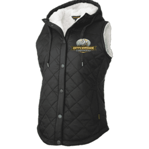 WV10 Tough Duck Women's Quilted Sherpa-Lined Vest - Black